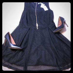 ‼️ FREE SHIPPING!! Black fit and flare dress ‼️